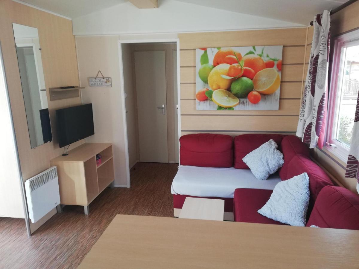 Grand Mobil Home 3Chbr 2Sdb Camping La Carabasse Vias Exteriér fotografie