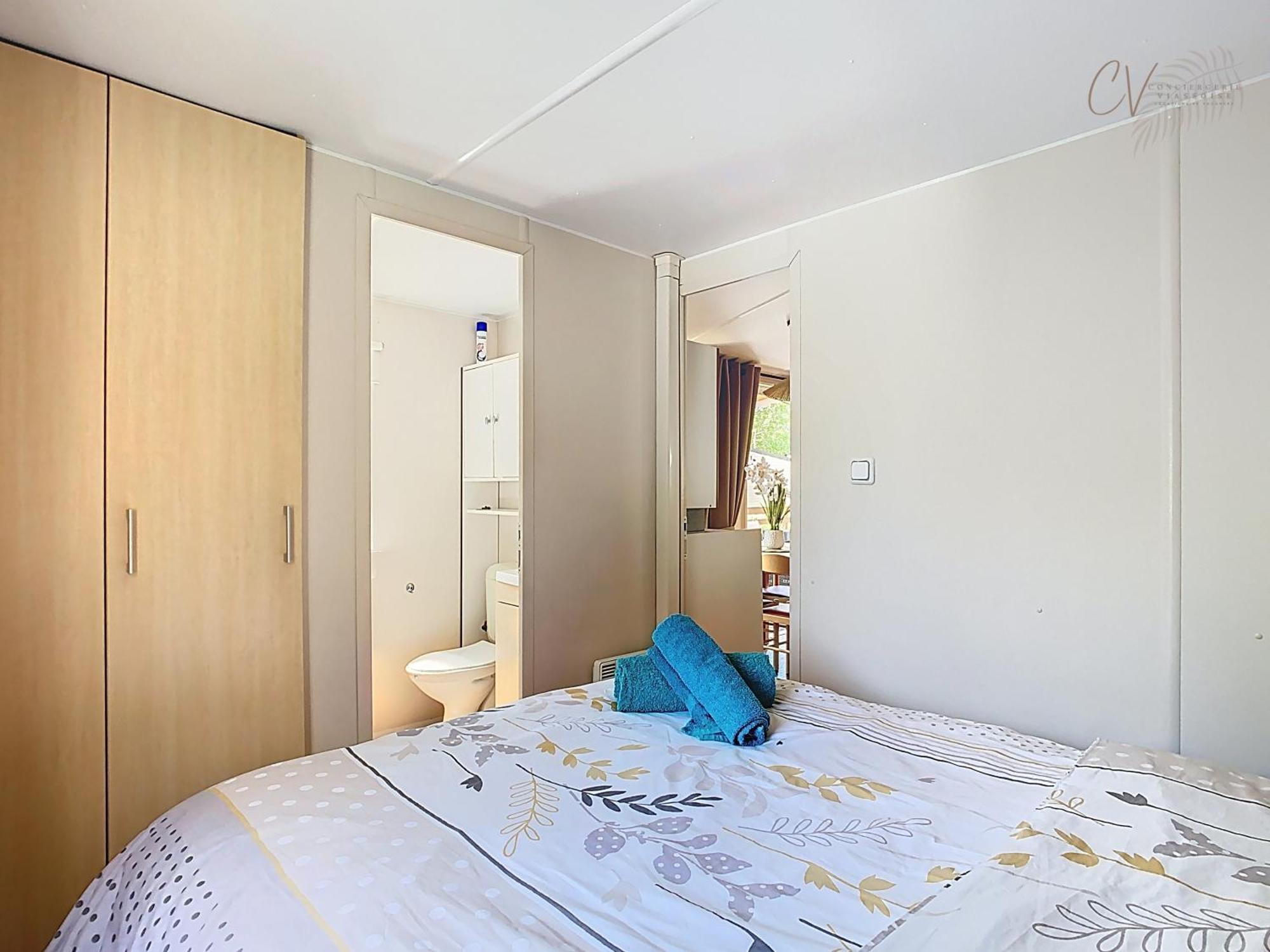 Grand Mobil Home 3Chbr 2Sdb Camping La Carabasse Vias Exteriér fotografie