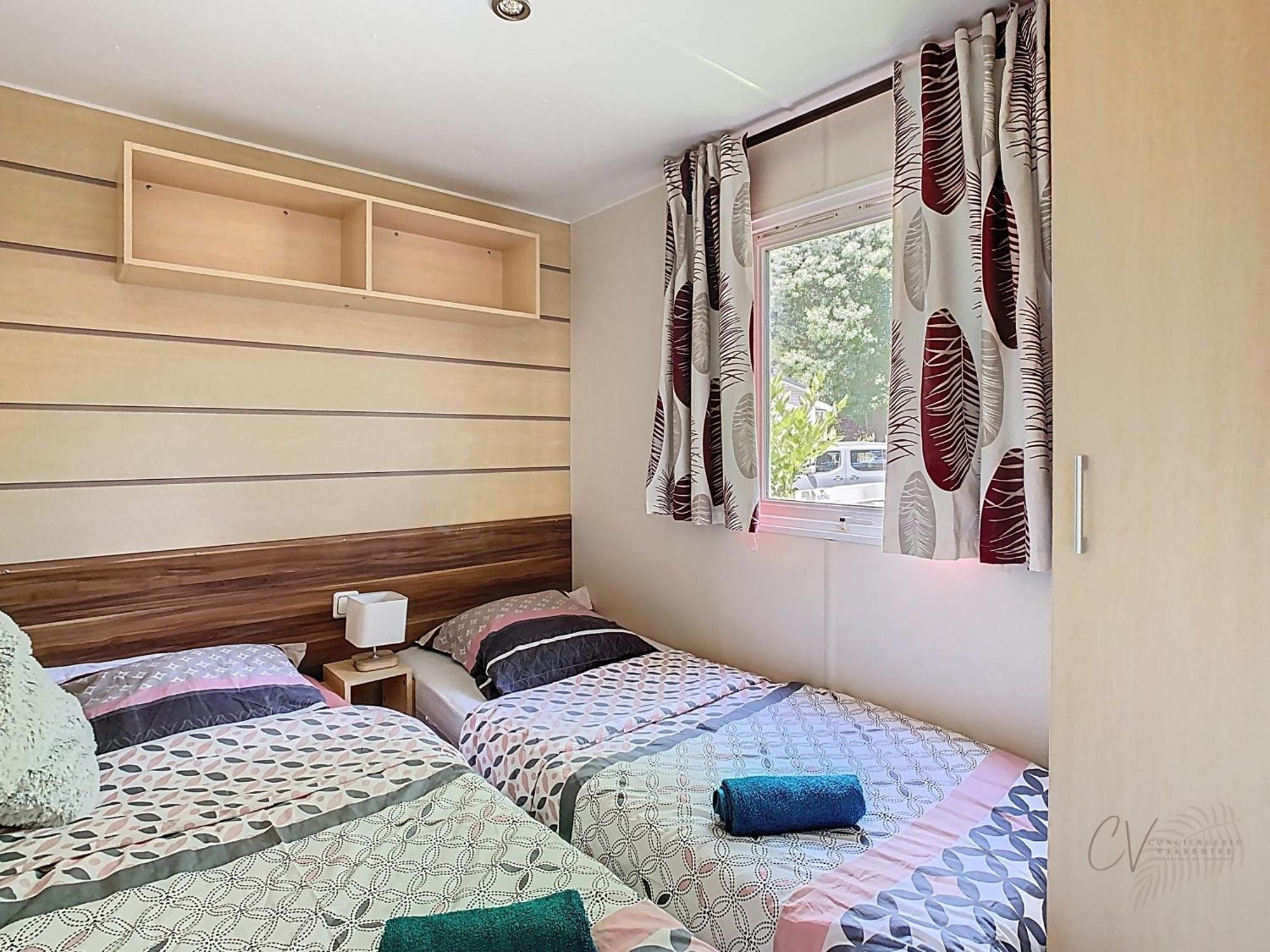 Grand Mobil Home 3Chbr 2Sdb Camping La Carabasse Vias Exteriér fotografie